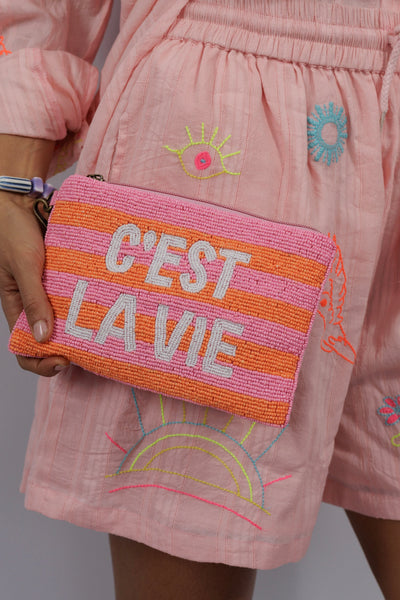 ~ Zoda Beaded Clutch - C'est La Vie