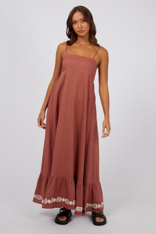 Capri Maxi Dress - Clay