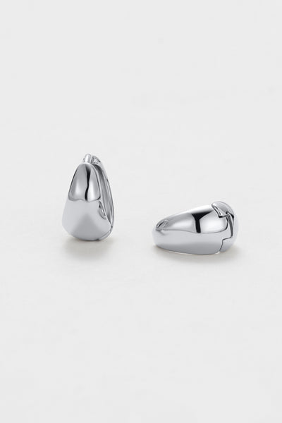 ~ Zafino Steph Hoop Small - Silver