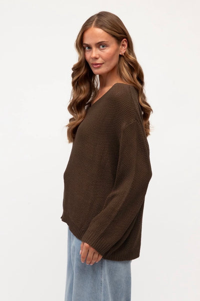 Aarna Slouch Knit - Chocolate