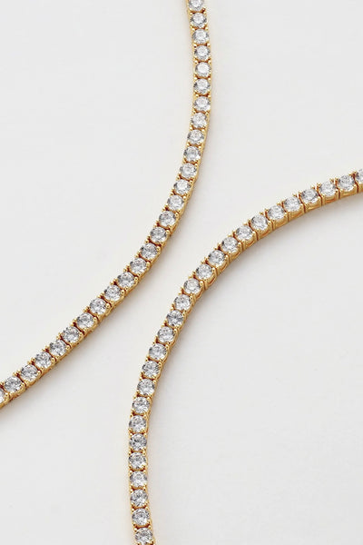 ~ Zafino Dani Tennis Necklace - Gold