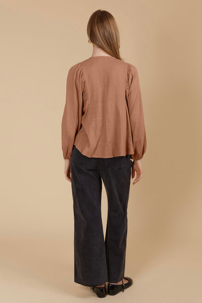 Venus Blouse - Toffee