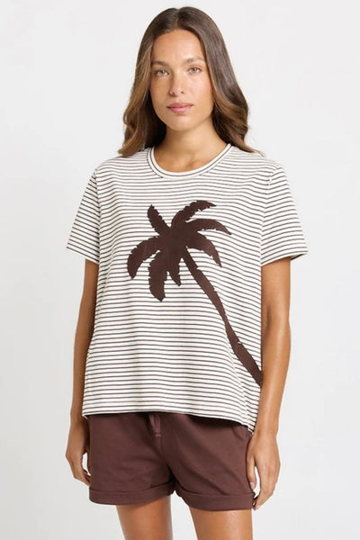 Tibby Tee - Chocolate Stripe