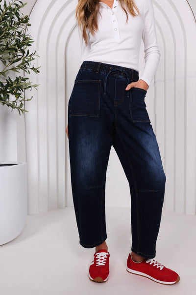 Leo Barrel Jeans - Ink