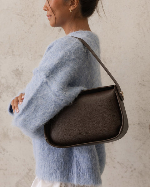 ~ LOUENHIDE Maddie Shoulder Bag - Chocolate