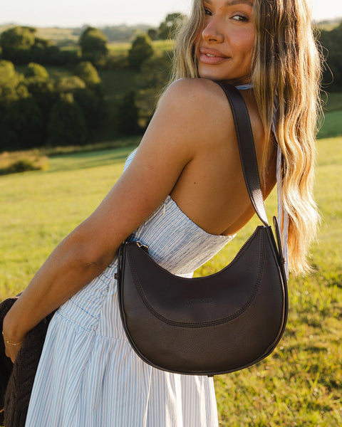 ~ LOUENHIDE Lane Crossbody Bag - Chocolate
