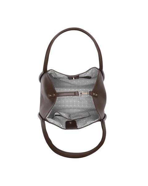 ~ LOUENHIDE Sutton Shoulder Bag - Chocolate