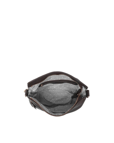 ~ LOUENHIDE Nadia Shoulder Bag - Chocolate