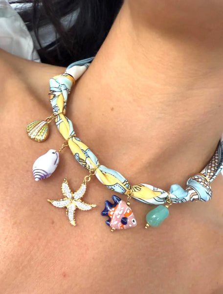 ~ Zoda Under The Sea Necklace - Ice