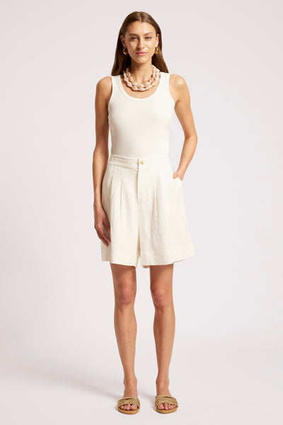 Cove Short - White