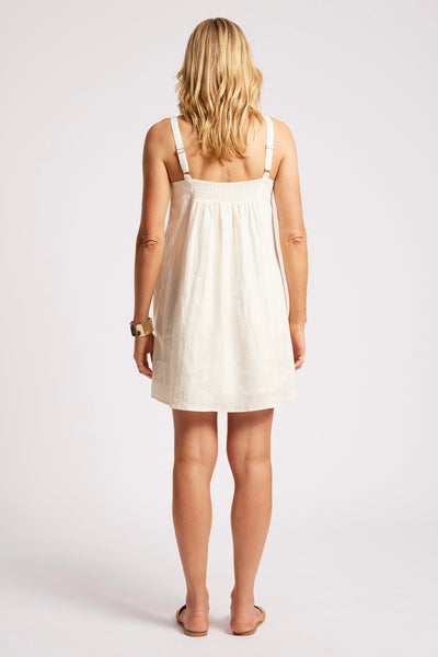 Cove Tank Dress - White