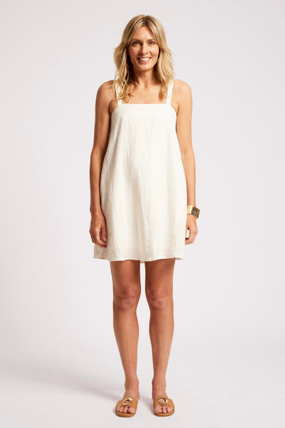 Cove Tank Dress - White