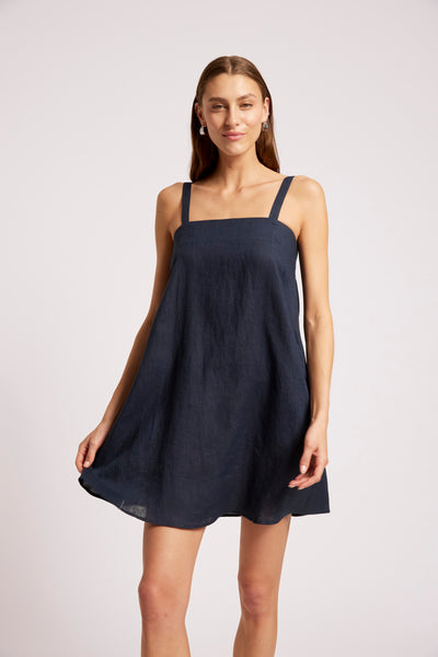 Cove Tank Dress - Indigo