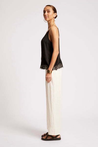 Drift Lace Tank - Black