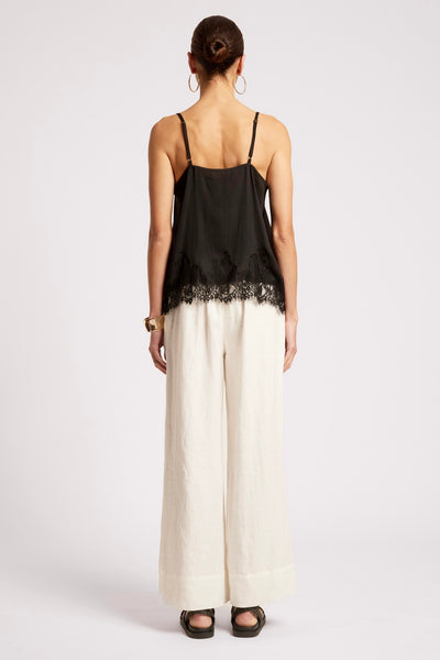 Drift Lace Tank - Black