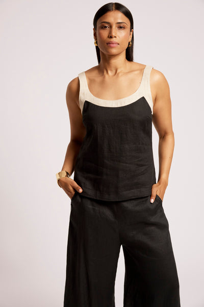 Maris Splice Tank - Black/Tusk