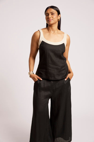 Maris Splice Tank - Black/Tusk