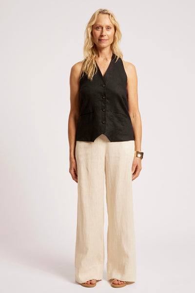 Maris Halter Vest - Black