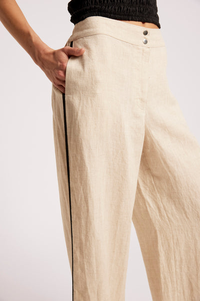 Maris Splice Pant - Tusk/Black