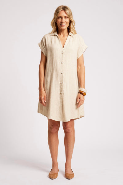 Maris Shirt Dress - Tusk