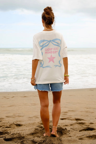 Lucky Star Tee - White
