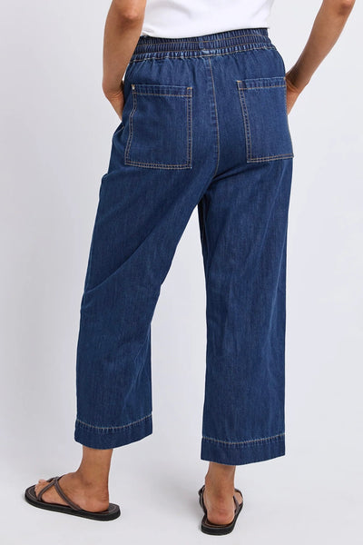 Greta Slim Leg Denim Pant - Saphire