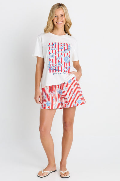 Amalfi Short - Amalfi Print