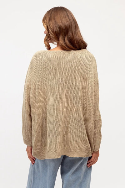 Aarna Slouch Knit - Oatmeal