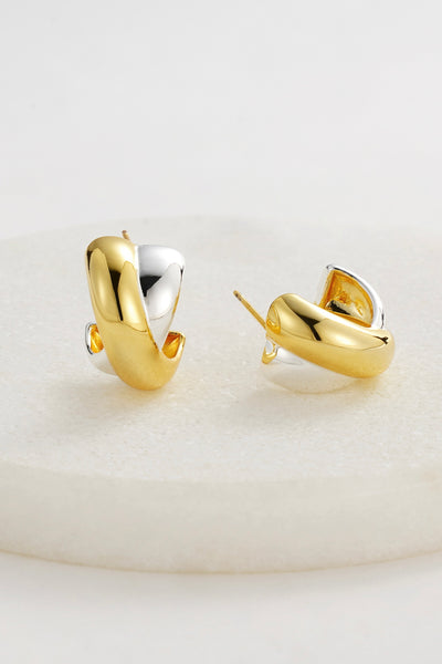 ~ Zafino Freya Hoop - Gold/Silver