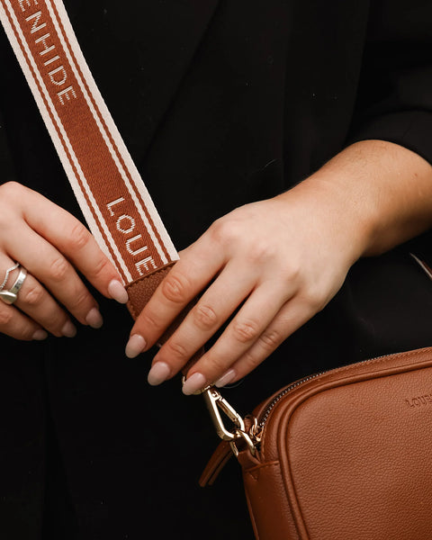 ~ LOUENHIDE Bianca Crossbody Bag - Tan
