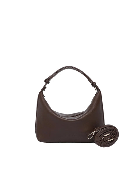 ~ LOUENHIDE Madeline PU Shoulder Bag - Chocolate