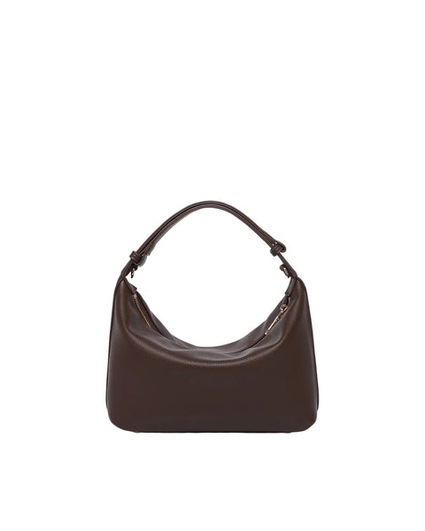 ~ LOUENHIDE Madeline PU Shoulder Bag - Chocolate
