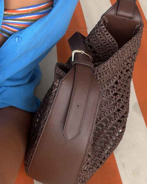 ~ LOUENHIDE Louisa Shoulder Bag - Chocolate