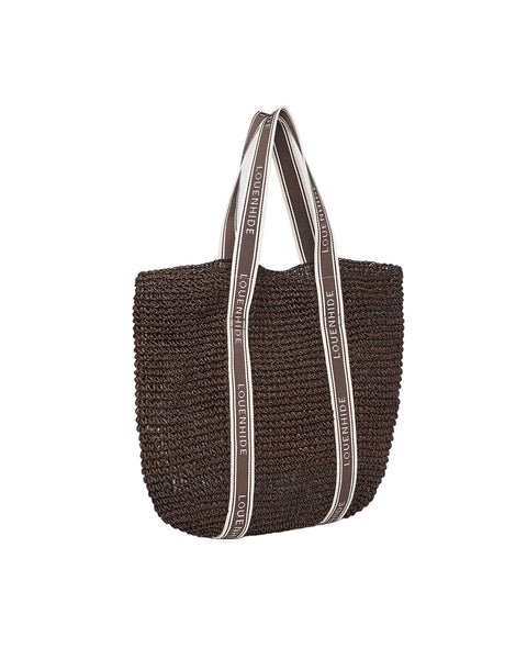 ~ LOUENHIDE Bali Beach Bag -Chocolate