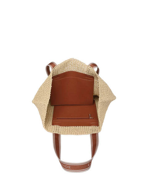 ~ LOUENHIDE Bali Beach Bag - Natural Tan