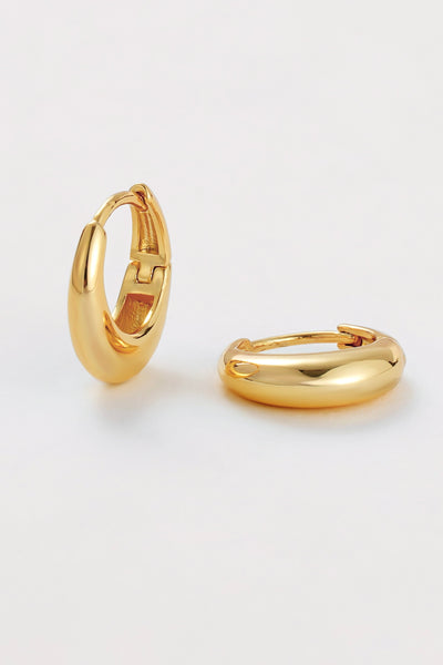 ~ Zafino Cleo Hoop Earring Small - Gold