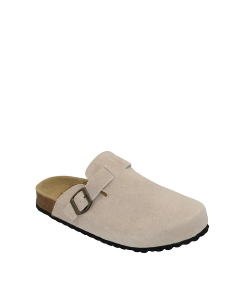 ~~~ HUMAN Lara Closed Toe Slide - Sand Suede
