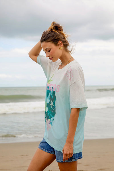 Timeless Tides Tee - White
