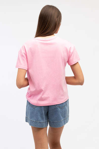 Easy Tuck Tee - Pink