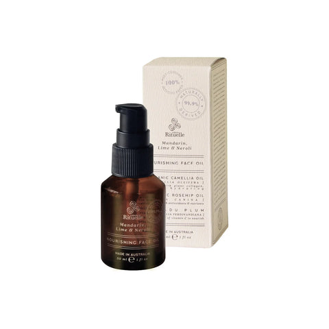 ~ Urban Rituelle Natural Remedy Nourishing Face Oil - Mandarin, Lime & Neroli