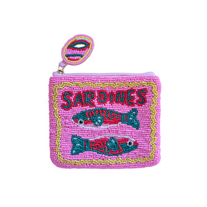 ~ Zoda Beaded Purse - Sardines