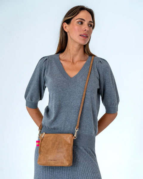~ Arlington MILNE Alexis Crossbody - Vintage Tan