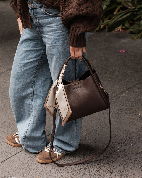 ~ LOUENHIDE Steffie Mini Tote Bag - Chocolate
