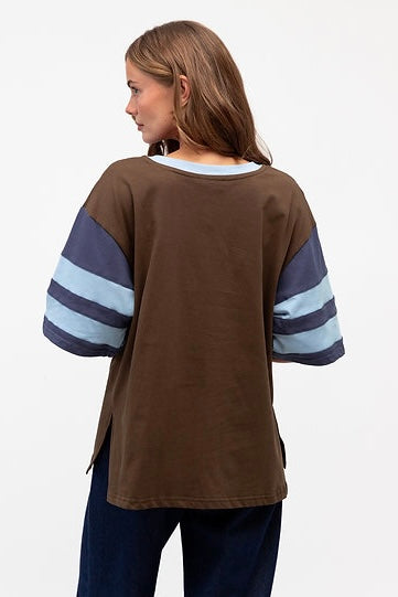 Field Day Tee - Chocolate Brown