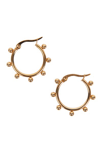 ~ Isle Of Mine Romance Earring - Gold Circle