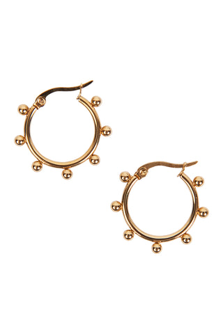 ~ Isle Of Mine Romance Earring - Gold Circle