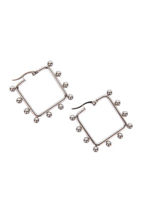 ~ Isle Of Mine Romance Earring - Silver Square