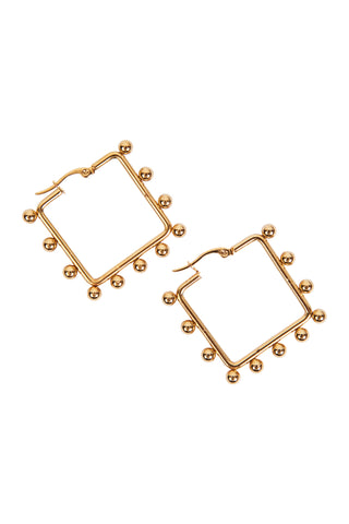 ~ Isle Of Mine Romance Earring - Gold Square