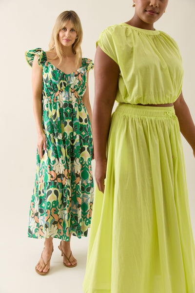Aurora Maxi Skirt - Paisley