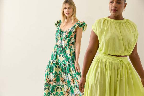 Aurora Maxi Skirt - Pomelo